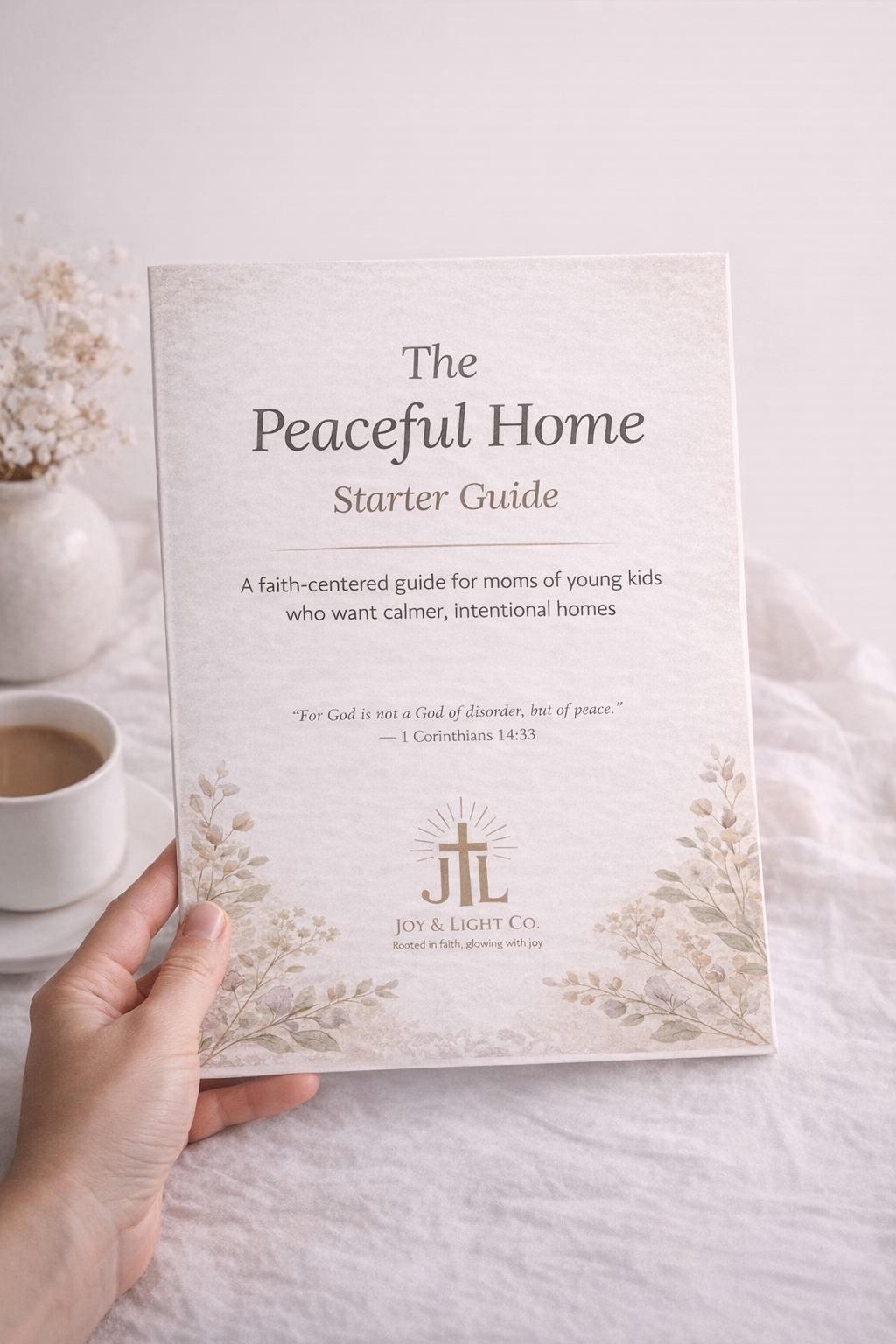 The Peaceful Home Starter Guide (Faith-Based Printable for Moms)